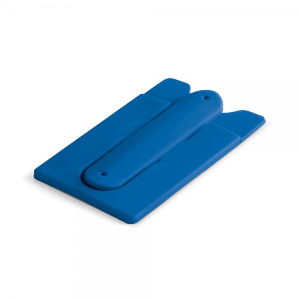 CARVER. Porta tessere con supporto per cellulare in silicone