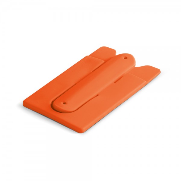 CARVER. Porta tessere con supporto per cellulare in silicone