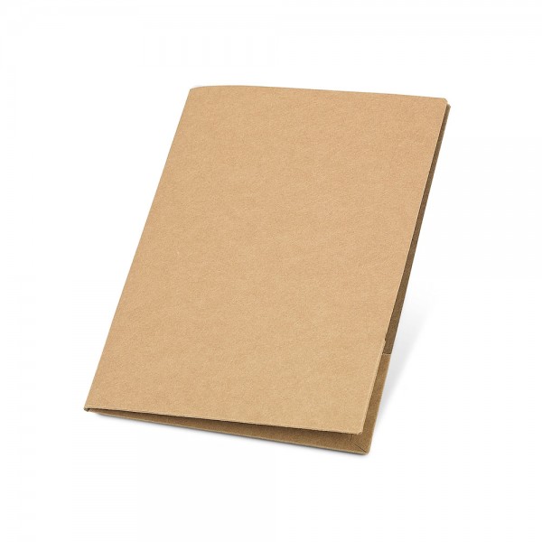 PUZO. Cartella porta documenti A4 in carta riciclata (400 g/m²)