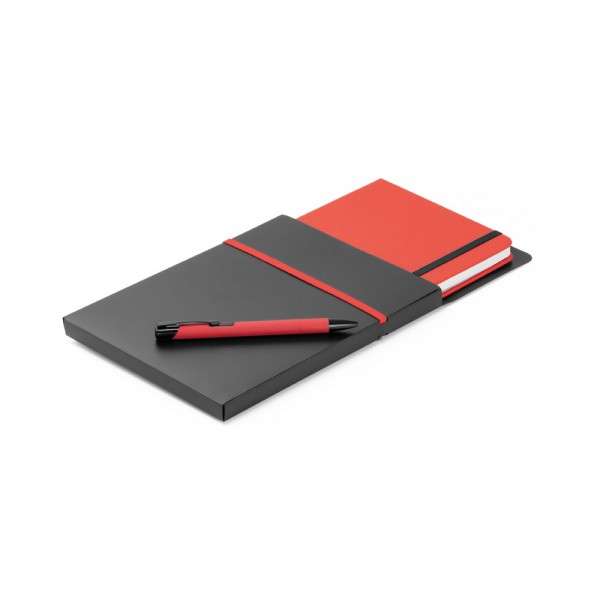 SHAW. Set di penna a sfera e block note A5