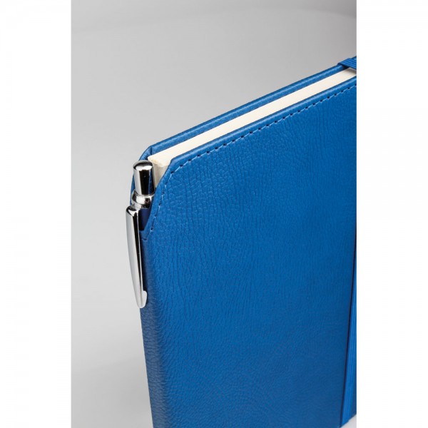 MORIAH. Block notes A5 in PU con pagine a righe, realizzato con materiale certificato FSC™ e altri materiali controllati