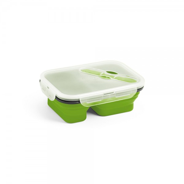 DILL. Porta pranzo. Contenitore ermetico in silicone e PP (480 e 760 mL)