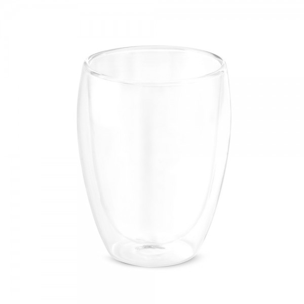 MACHIATO DUO. Set di 2 tazze isotermiche in vetro