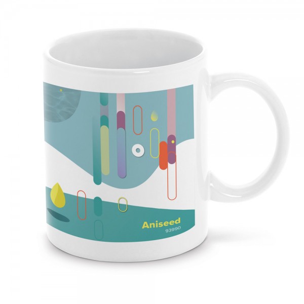 ANISEED. Tazza in ceramica ideale per la sublimazione da 350 mL