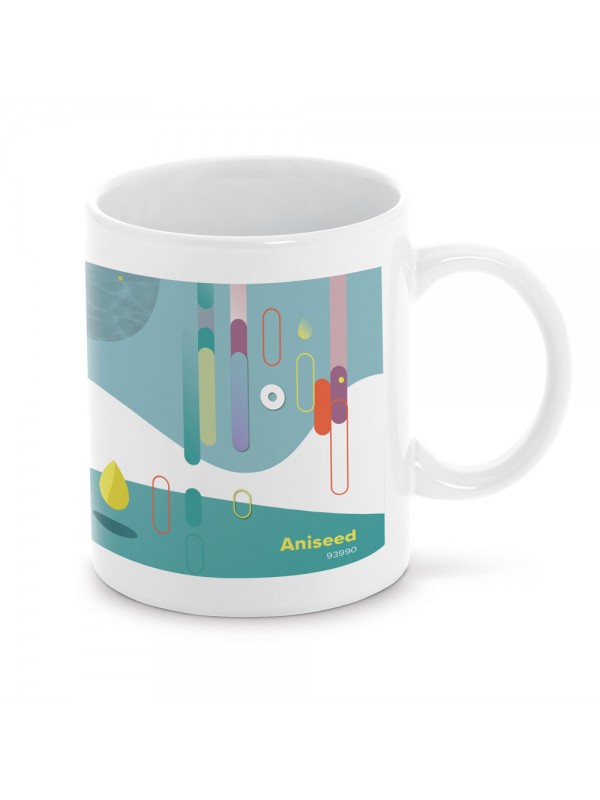 ANISEED. Tazza in ceramica ideale per la sublimazione da 350 mL