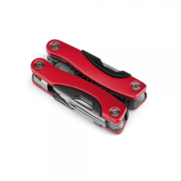 DUNITO. Mini pinza multifunzione pieghevole in acciaio inox e alluminio