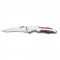 LAWRENCE. Coltello tascabile in acciaio inox e legno