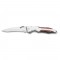 LAWRENCE. Coltello tascabile in acciaio inox e legno