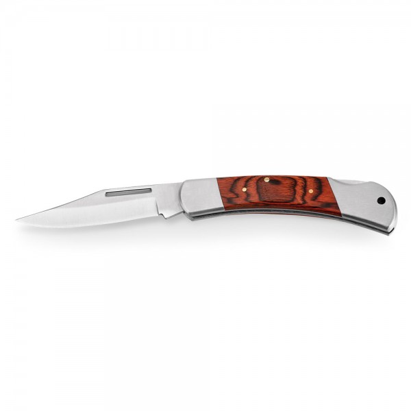 FALCON II. Coltello tascabile in acciaio inox e legno