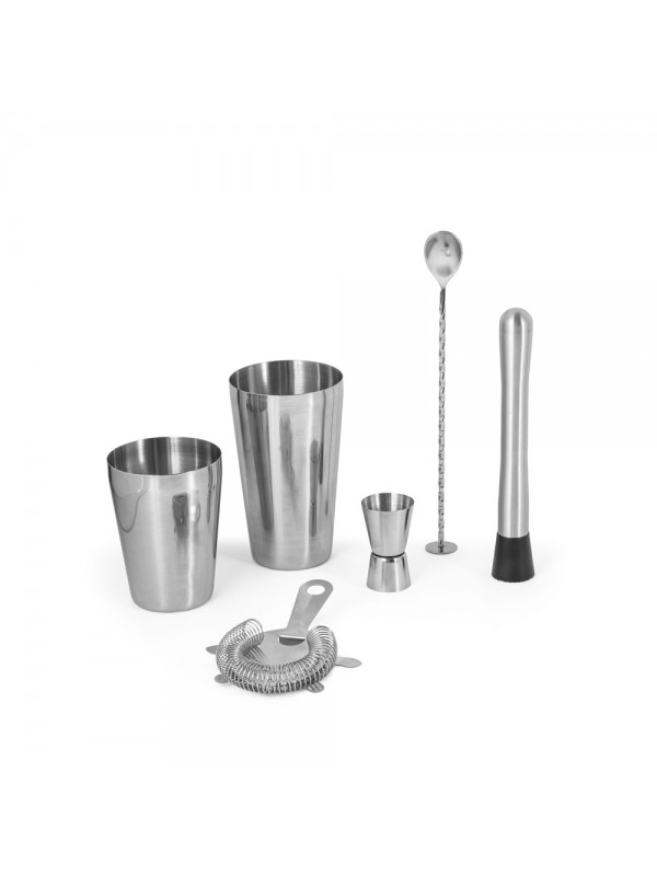 BRAMBLE. Set da cocktail in acciaio inox da 6 pezzi