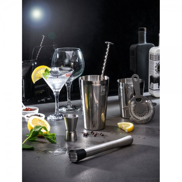 BRAMBLE. Set da cocktail in acciaio inox da 6 pezzi