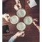 FUNFAYE. Sottobicchiere con apribottiglie