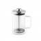 JENSON. Caffettiera in vetro borosilicato e acciaio inox 600 mL