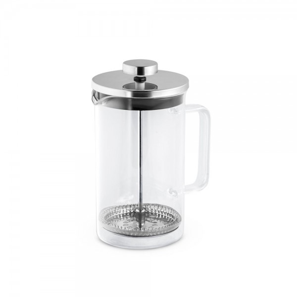 JENSON. Caffettiera in vetro borosilicato e acciaio inox 600 mL