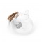 SNEAD. Teiera in vetro borosilicato con coperchio in bambù 750 mL