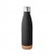 SOLBERG. Borraccia termica in acciaio inox con base in sughero 560 mL