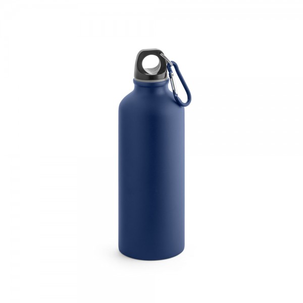 COLLINA. Bottiglia in alluminio con moschettone 540 mL - Nero