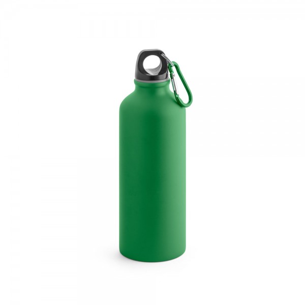 COLLINA. Bottiglia in alluminio con moschettone 540 mL - Nero