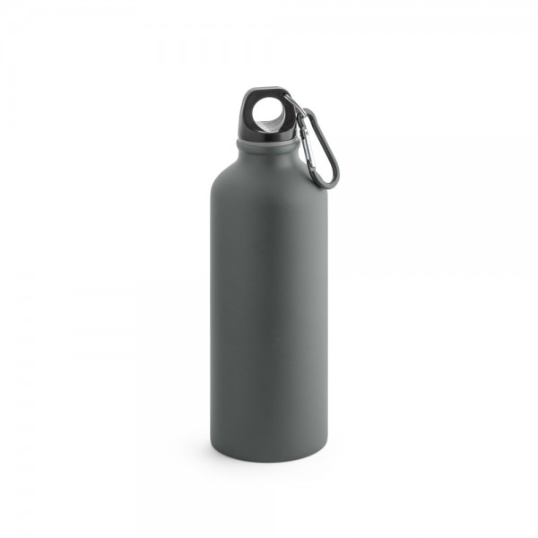 COLLINA. Bottiglia in alluminio con moschettone 540 mL - Nero
