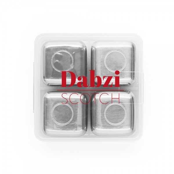 GLACIER. Set di cubi riutilizzabili in acciaio inox