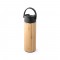 LAVER. Borraccia termica in bambù, PP e acciaio inox 440 mL