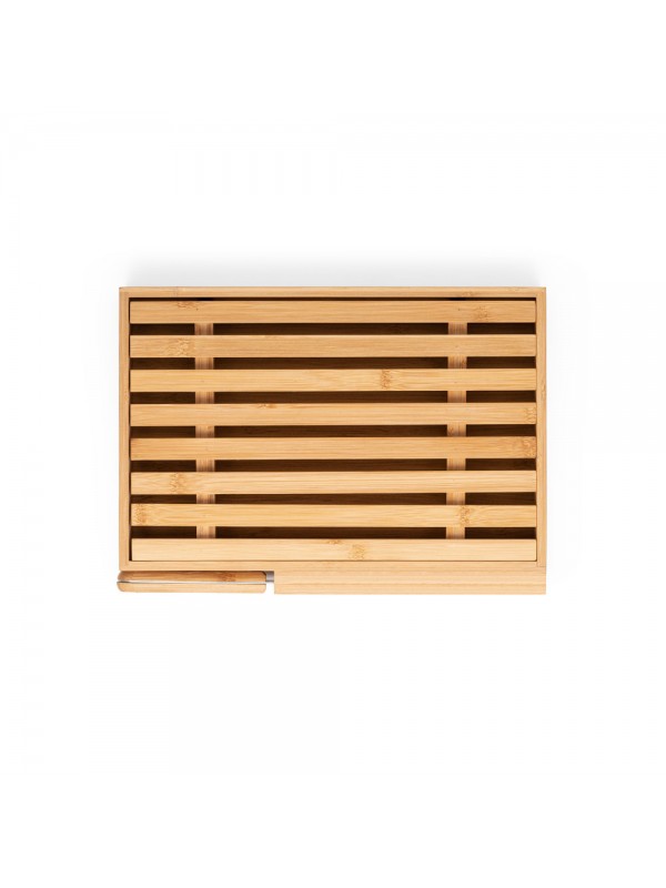PASSARD. Tagliere per pane in bambù con coltello in acciaio inox PASSARD. Tagliere per pane in bambù con coltello in acciaio inox