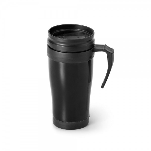 LIVE. Tazza da viaggio da 420 ml - Nero