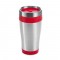 BATUM. Bicchiere da viaggio in acciaio inox e PP 420 mL