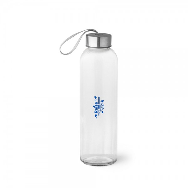 RAISE. Borraccia sportiva in vetro e acciaio inossidabile 520 mL