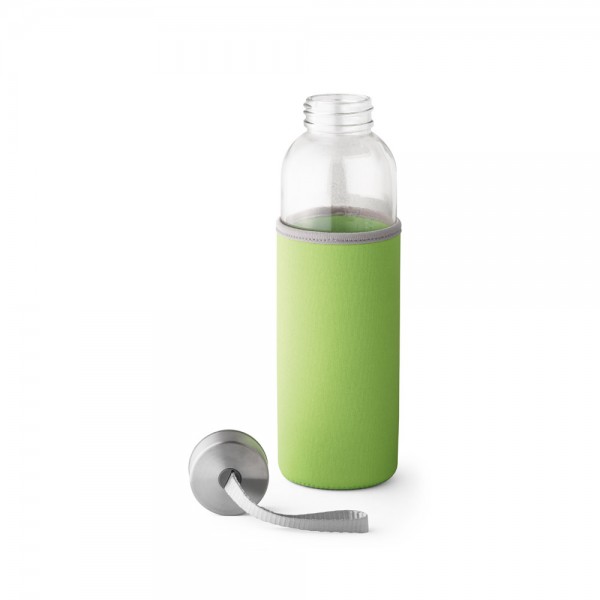 RAISE. Borraccia sportiva in vetro e acciaio inossidabile 520 mL