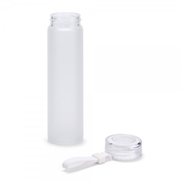 WILLIAMS. Borraccia in vetro borosilicato con tappo in AS 470 mL