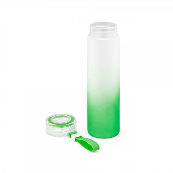 WILLIAMS. Borraccia in vetro borosilicato con tappo in AS 470 mL