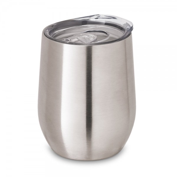 RONDE. Bicchiere da viaggio da in acciaio inox 400 mL
