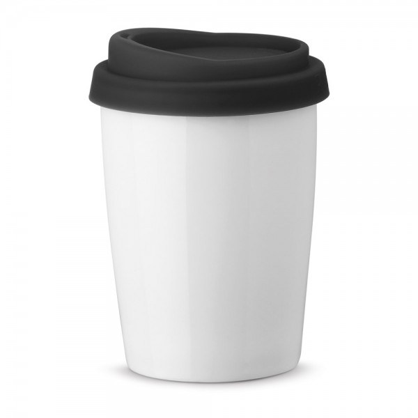DUWAL. Bicchiere da viaggio da 220 mL - Nero