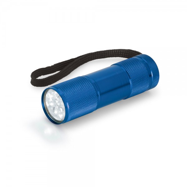 FLASHY. Torcia in alluminio con 9 LED