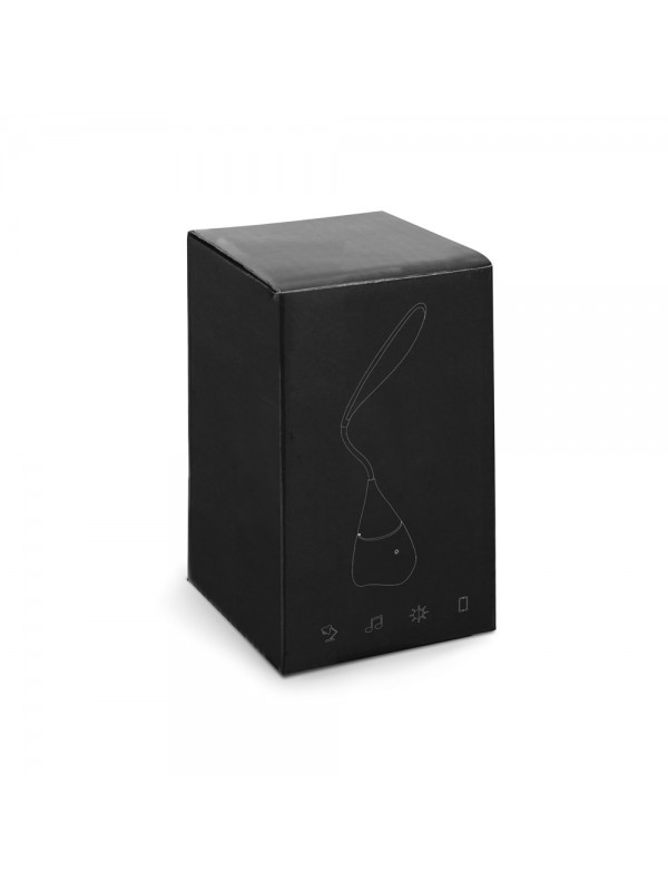 GRAHAME. Lampada da tavolo portatile con altoparlante e autonomia di 5 ore in ABS riciclato (100% rABS) GRAHAME. Lampada da tavolo portatile con altoparlante e autonomia di 5 ore in ABS riciclato (100% rABS)