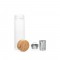 MAKAROVA. Borraccia in vetro borosilicato con infusore da 490 mL