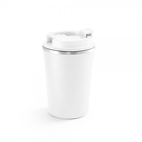 PHELPS. Bicchiere da viaggio in acciaio inox e PP 470ml
