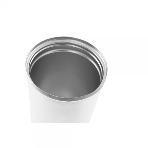 PHELPS. Bicchiere da viaggio in acciaio inox e PP 470ml