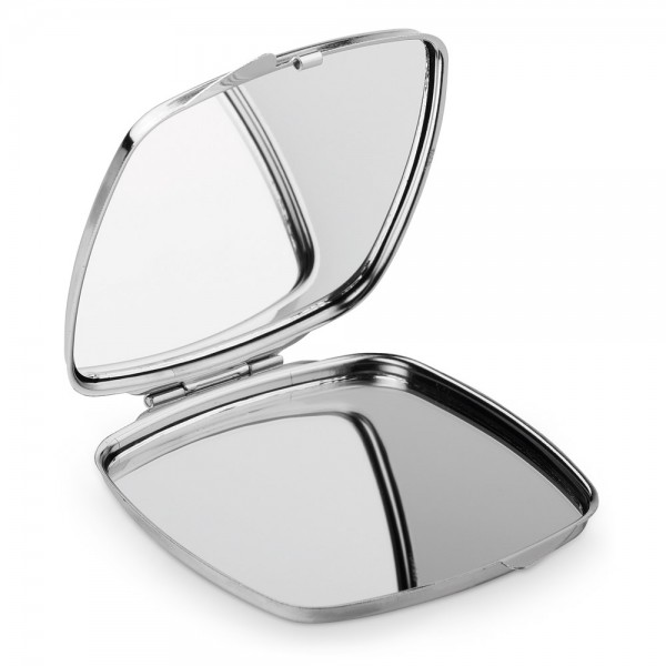 SHIMMER. Doppio specchio da borsetta in metallo
