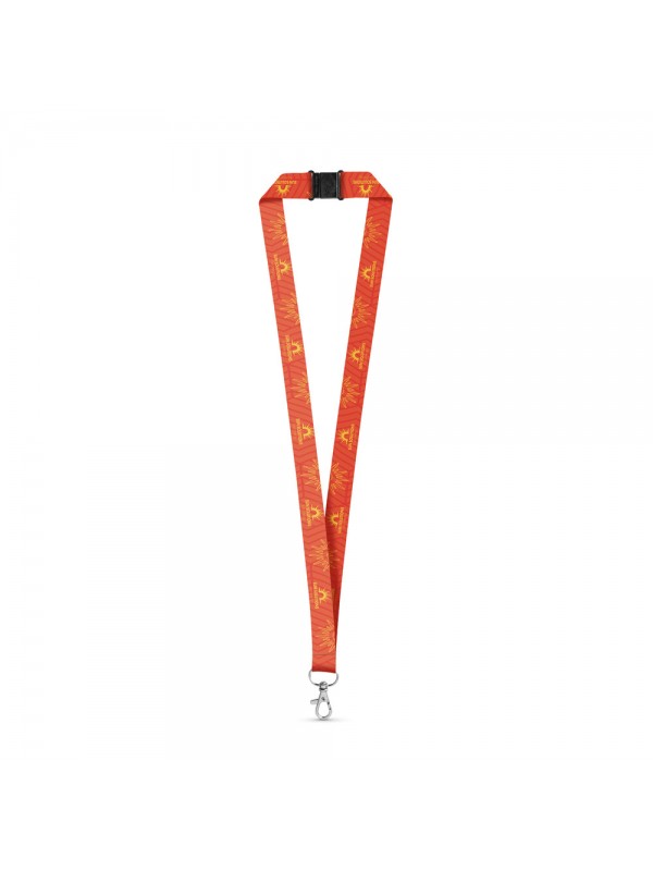 BRISTOL. Lanyard per sublimazione in poliestere BRISTOL. Lanyard per sublimazione in poliestere