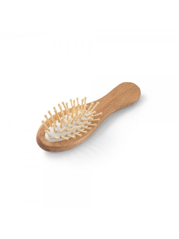 DERN. Spazzola per capelli in legno con denti in bambù DERN. Spazzola per capelli in legno con denti in bambù
