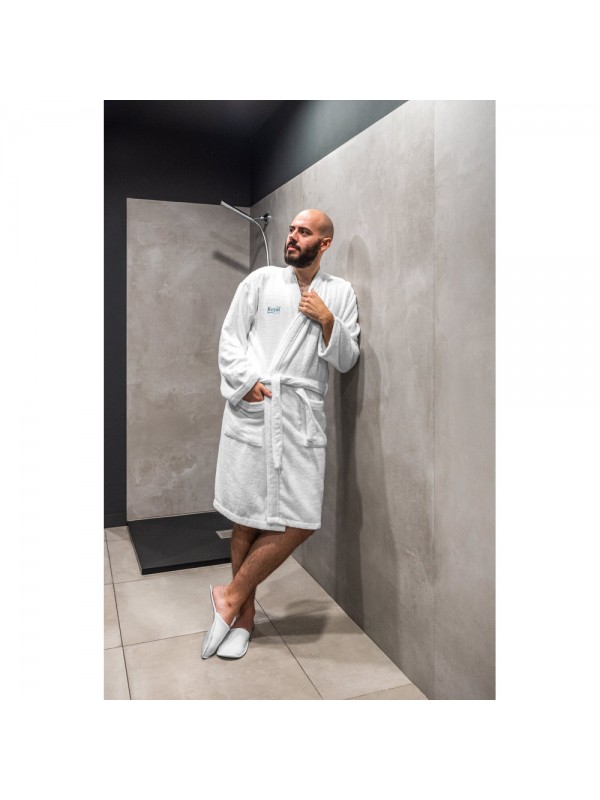 RUFFALO. Accappatoio (350 g/m²) in cotone (82%) e cotone riciclato (18%) RUFFALO. Accappatoio (350 g/m²) in cotone (82%) e cotone riciclato (18%)