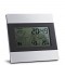 DENE. Stazione meteo da tavolo con schermo LCD in alluminio e ABS