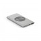 CASSINI. Power bank da 4'000 mAh con caricatore wireless da 5W in alluminio riciclato (100% rAL)