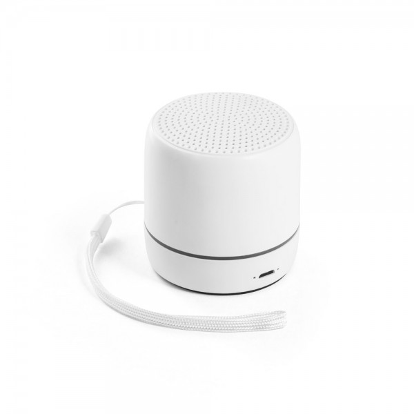 TURING. Altoparlante portatile da 3W con 4 ore di autonomia con il ABS riciclato (100% rABS)
