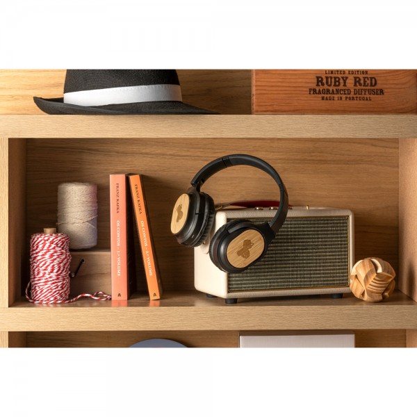 GOULD. Cuffie wireless pieghevoli con durata della batteria di 5 ore in bambù e ABS