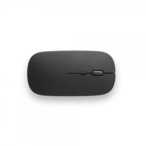 KHAN. Mouse wireless con batteria da 500 mAh in ABS riciclato (100% rABS)