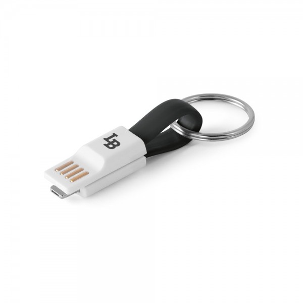 RIEMANN. Cavetto USB con connettore 2 in 1 in ABS e PVC