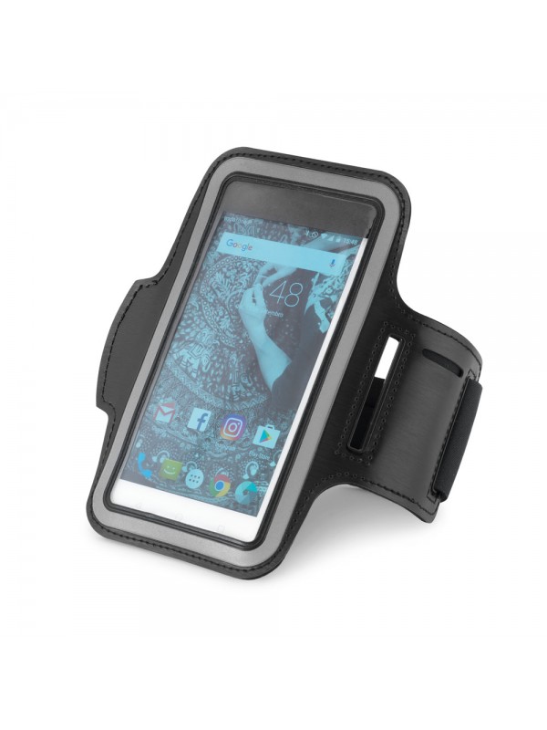 CONFOR. Fascia da braccio in PU e softshell per smartphone da 6.5"